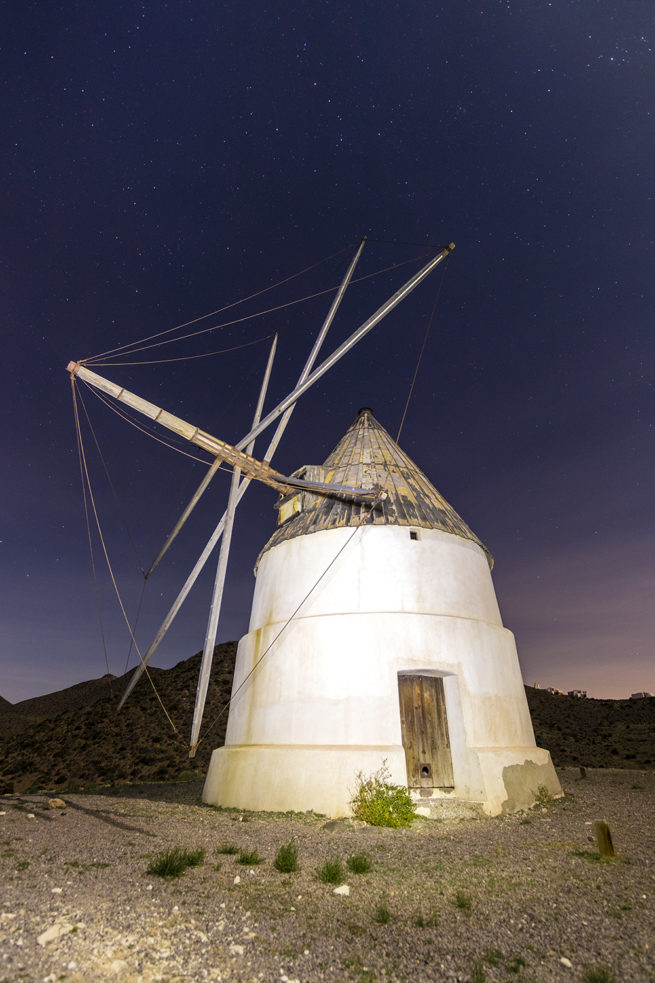 El molino (fotografía nocturna)
