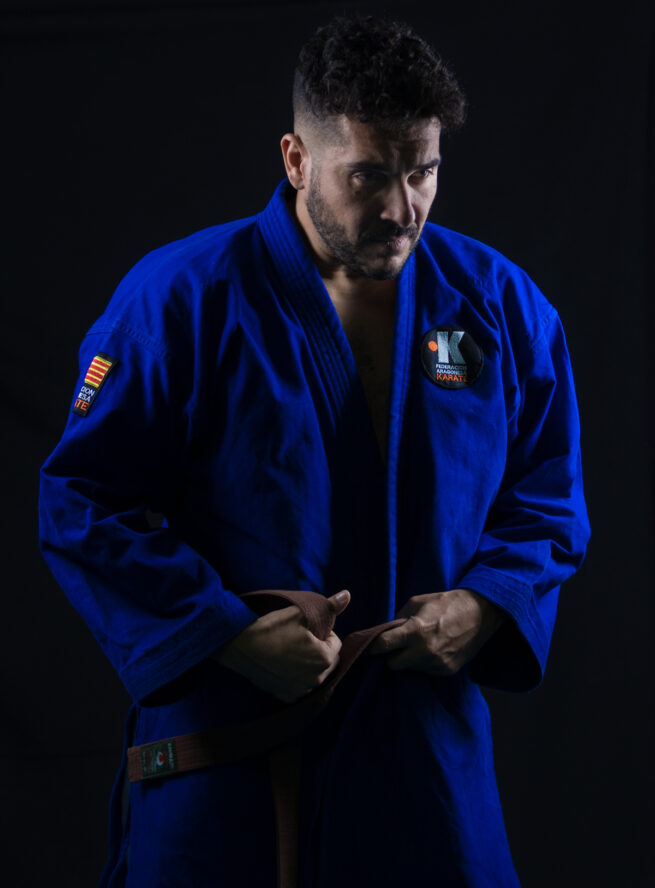 Retrato para sesión de fotos sobre defensa personal (goshin)